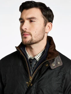 Carrickfergus Men's Waxed Jacket - Black