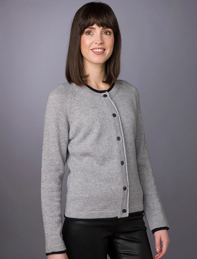 Wool Cashmere Button Down Cardigan - Image 15