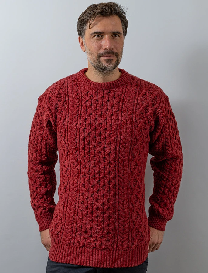 Wool Cashmere Aran Sweater - Image 18