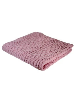 Wool Cashmere Aran Throw
