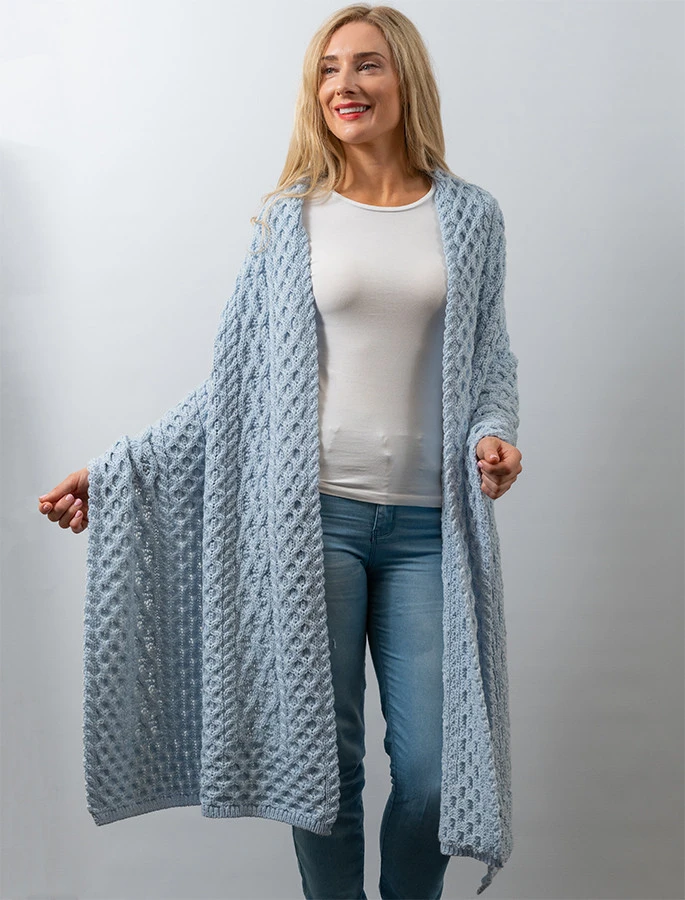 Cable Aran Wrap - Image 2