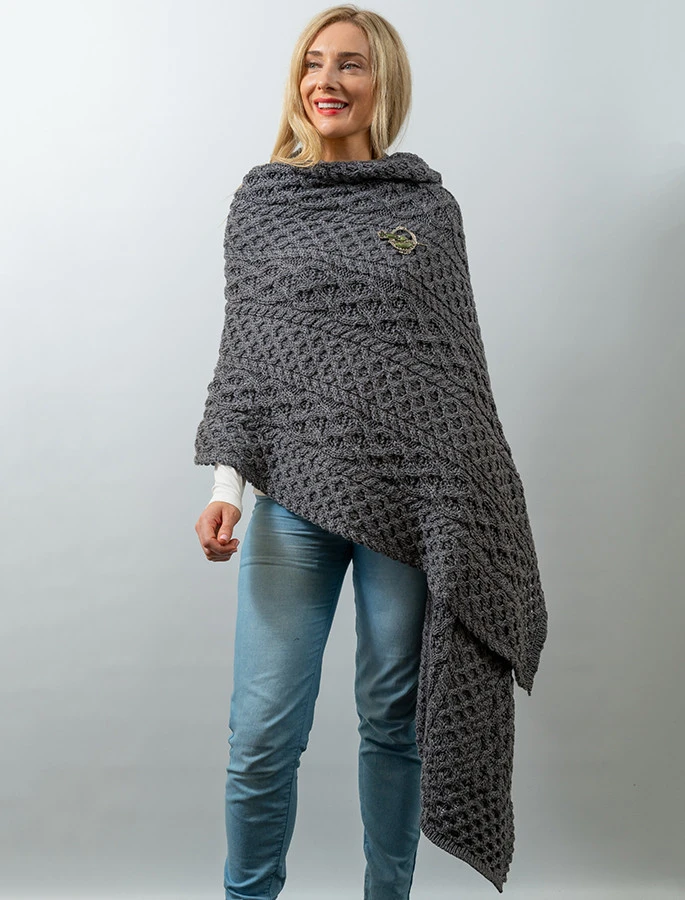 Cable Aran Wrap - Image 10