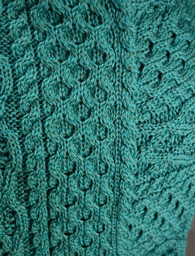 Cable Aran Wrap - Image 11