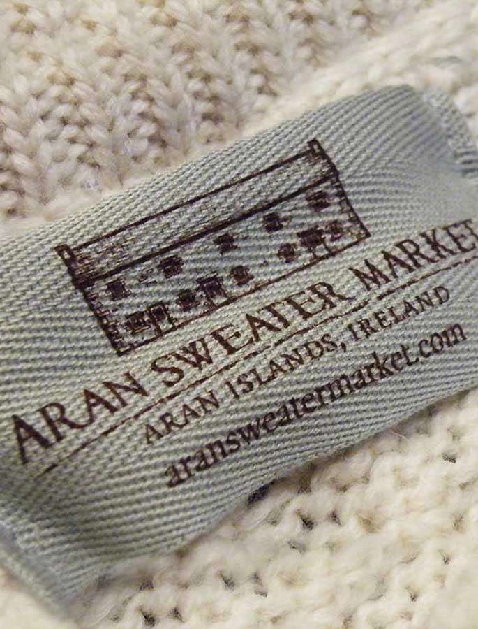 Mens Hooded Aran Cardigan - Image 3