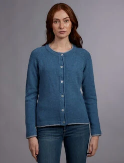 Wool Cashmere Button Down Cardigan