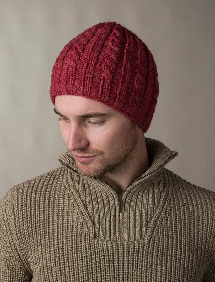 Aran Fleece Lined Beanie - Image 17