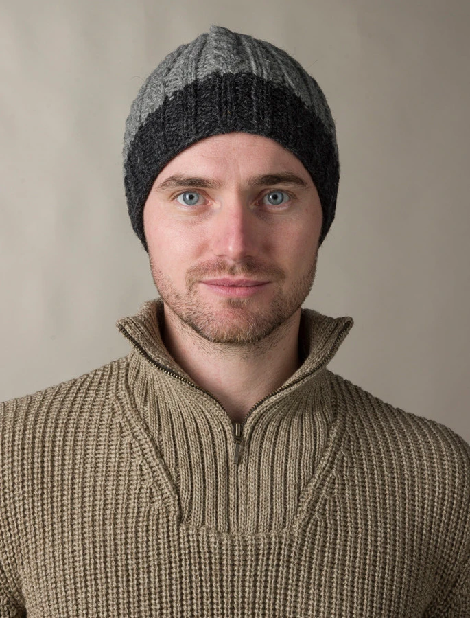 Aran Fleece Lined Beanie - Image 7
