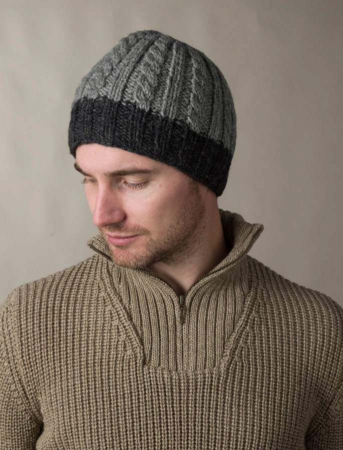 Aran Fleece Lined Beanie - Image 13