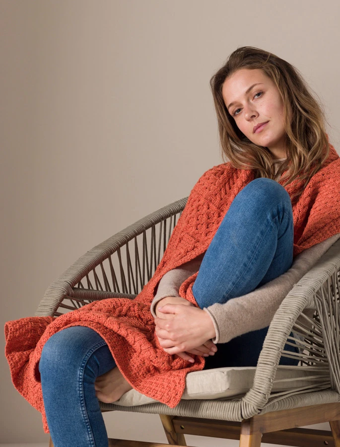 Merino Aran Patchwork Runner - Image 8