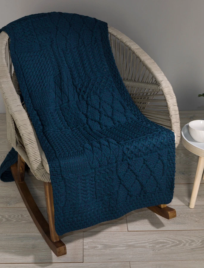 Merino Aran Patchwork Runner - Image 13