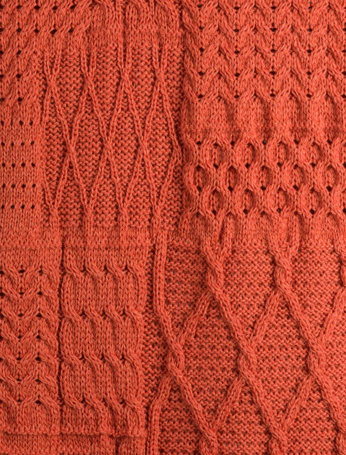 Merino Aran Patchwork Runner - Image 10