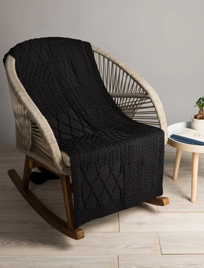 Merino Aran Patchwork Runner - Image 6