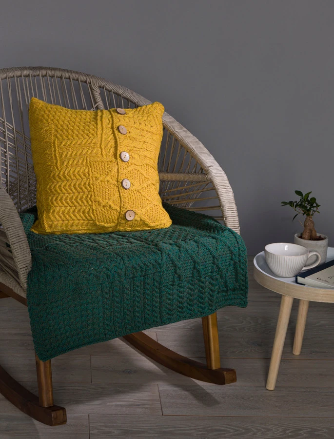 Merino Aran Patchwork Runner - Image 19