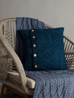 Merino Aran Patchwork Runner