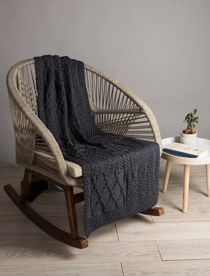 Merino Aran Patchwork Runner - Image 12