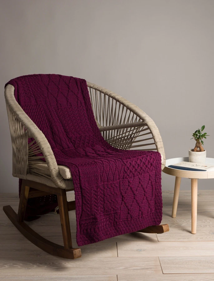 Merino Aran Patchwork Runner - Image 17
