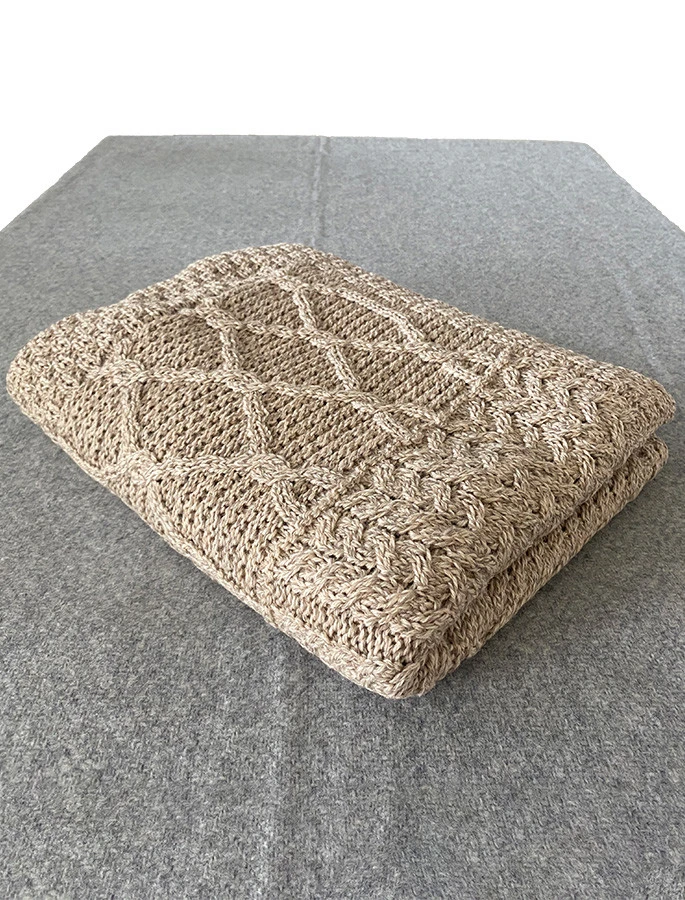 Merino Aran Patchwork Runner - Image 9