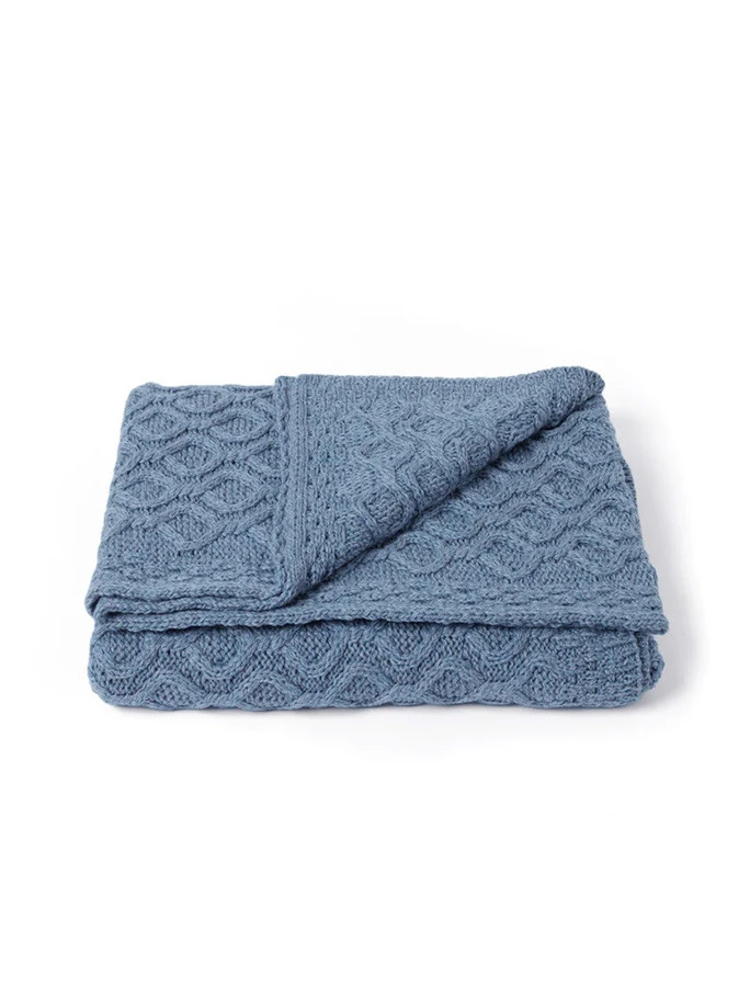 Super Soft Wool Aran Throw - Image 5