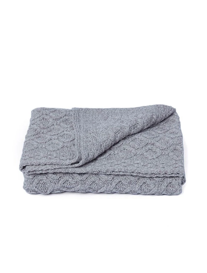 Super Soft Wool Aran Throw