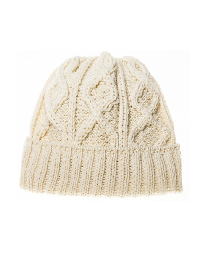 Ladies Aran Super Soft Merino Wool Hat - Image 8