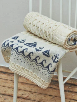 Wool Honeycomb Wild Atlantic Throw