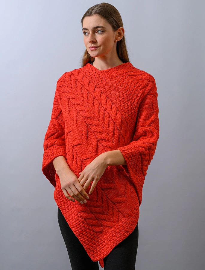 Super Soft Cable Stitch Poncho - Image 18