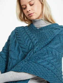 Super Soft Cable Stitch Poncho