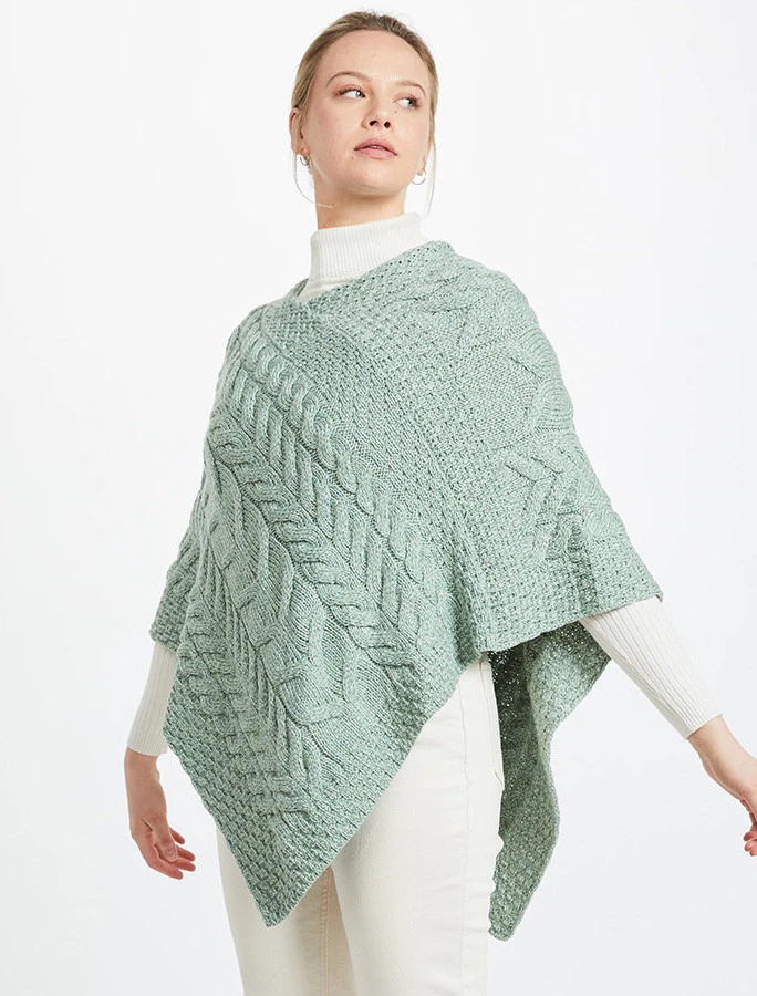 Super Soft Cable Stitch Poncho - Image 16