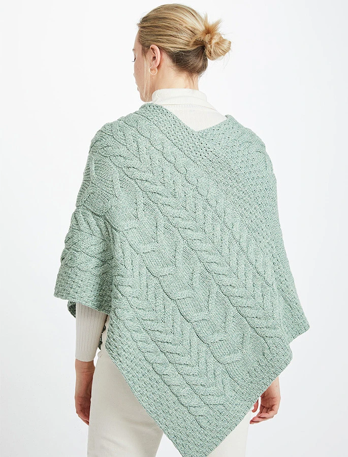Super Soft Cable Stitch Poncho - Image 5