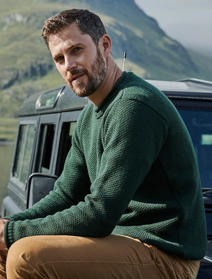 Merino Roll Neck Sweater - Image 11