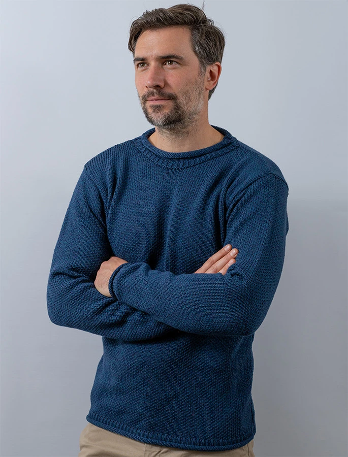 Merino Roll Neck Sweater - Image 7