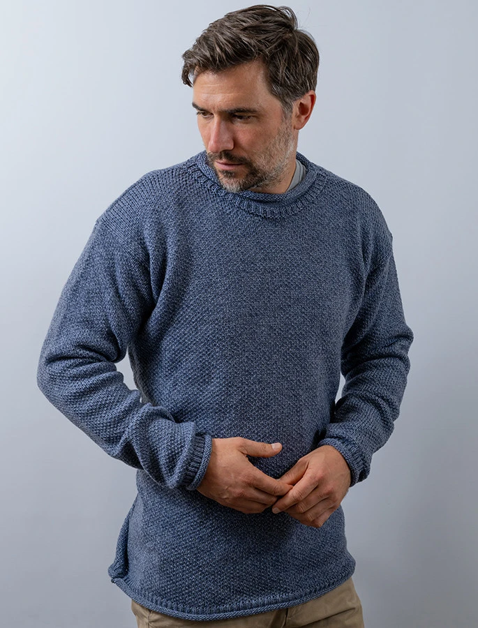 Merino Roll Neck Sweater - Image 14
