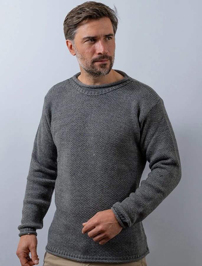 Merino Roll Neck Sweater - Image 2