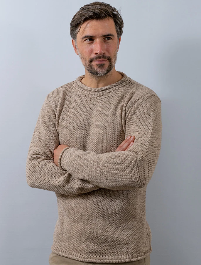 Merino Roll Neck Sweater - Image 13