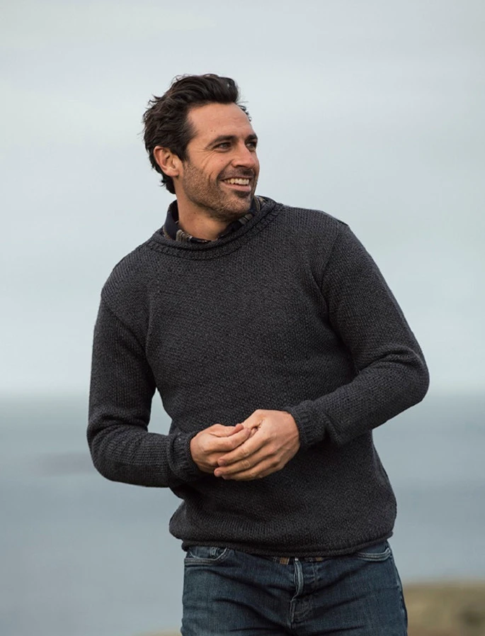 Merino Roll Neck Sweater - Image 10