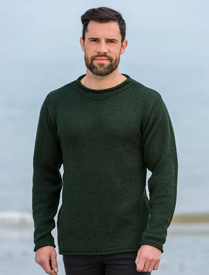 Merino Roll Neck Sweater - Image 16