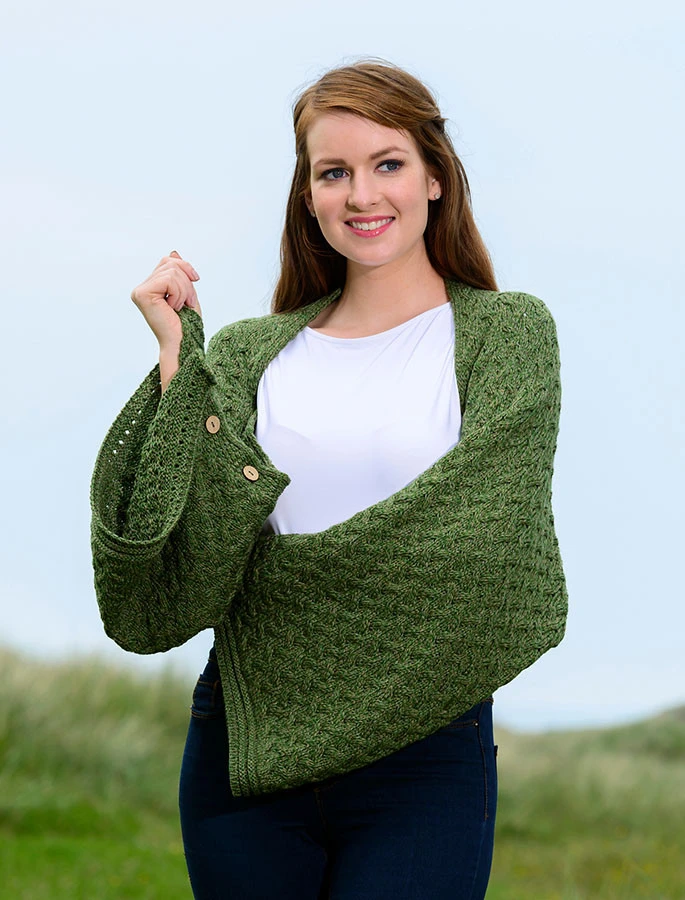 Super Soft Trellis Poncho - Image 5