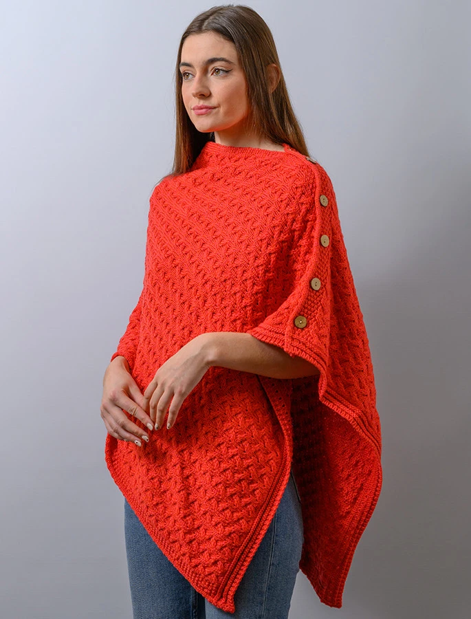 Super Soft Trellis Poncho - Image 18