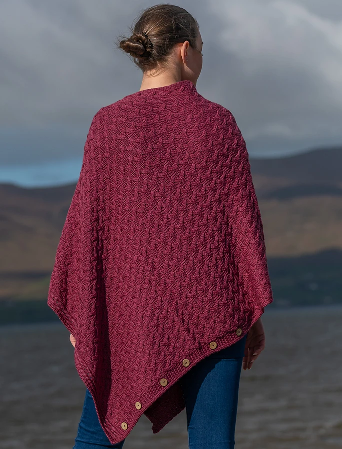 Super Soft Trellis Poncho - Image 10