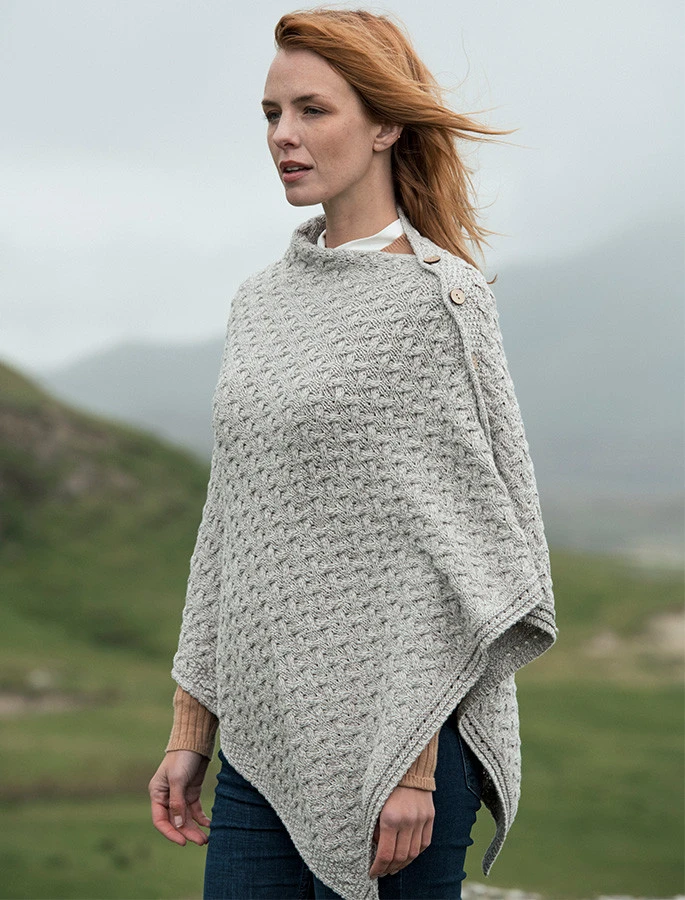 Super Soft Trellis Poncho - Image 13