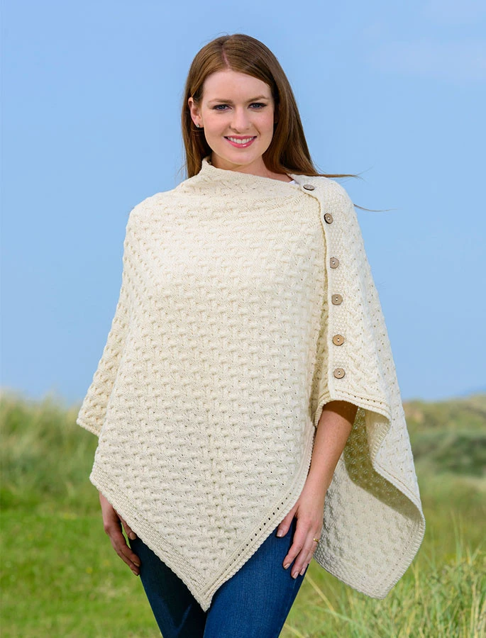 Super Soft Trellis Poncho - Image 14
