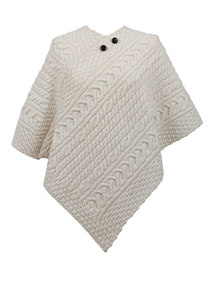 Bowman Clan Aran Poncho - Image 4