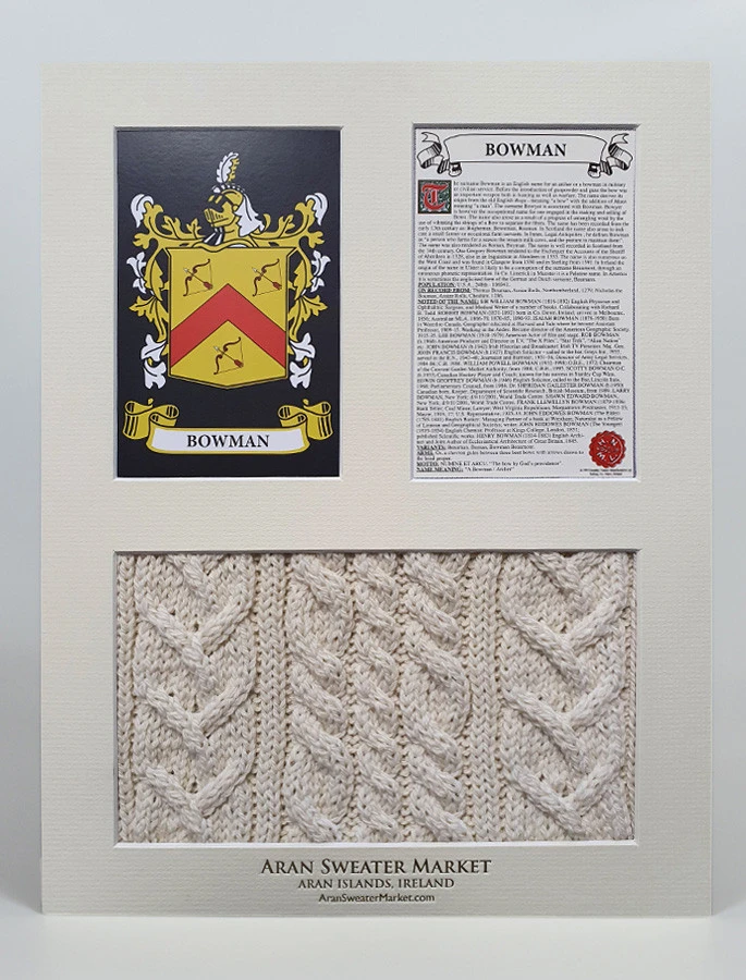 Bowman Clan Aran & History Display - Image 2