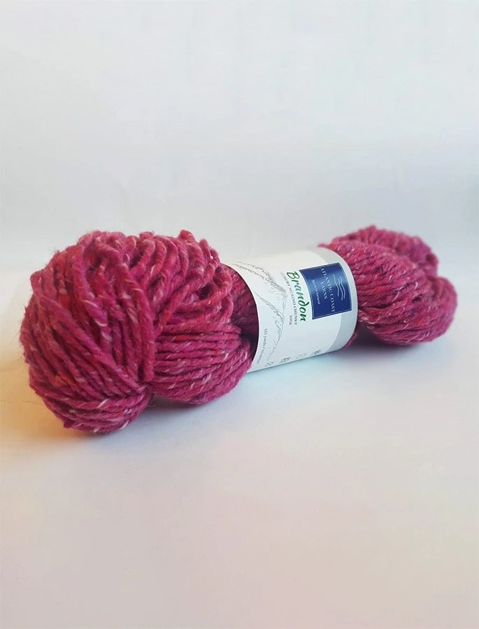 Brandon Chunky Merino Knitting Hanks - Fuchsia - Image 2