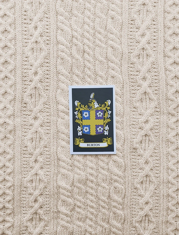 Burton Clan Aran Throw