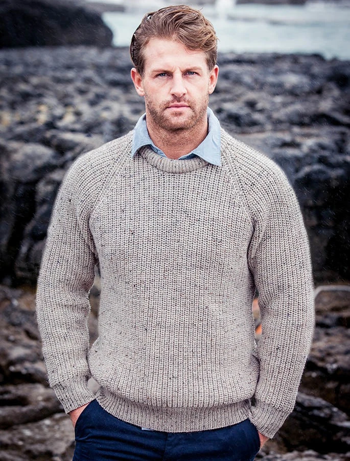 Irish Fishermans Ribbed Sweater - Image 13