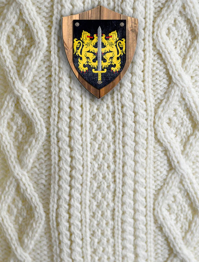 Carroll Clan Aran Throw - Image 4