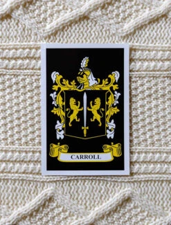 Carroll Clan Aran Throw