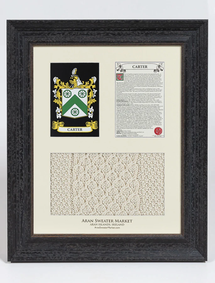 Carter Clan Aran & History Display