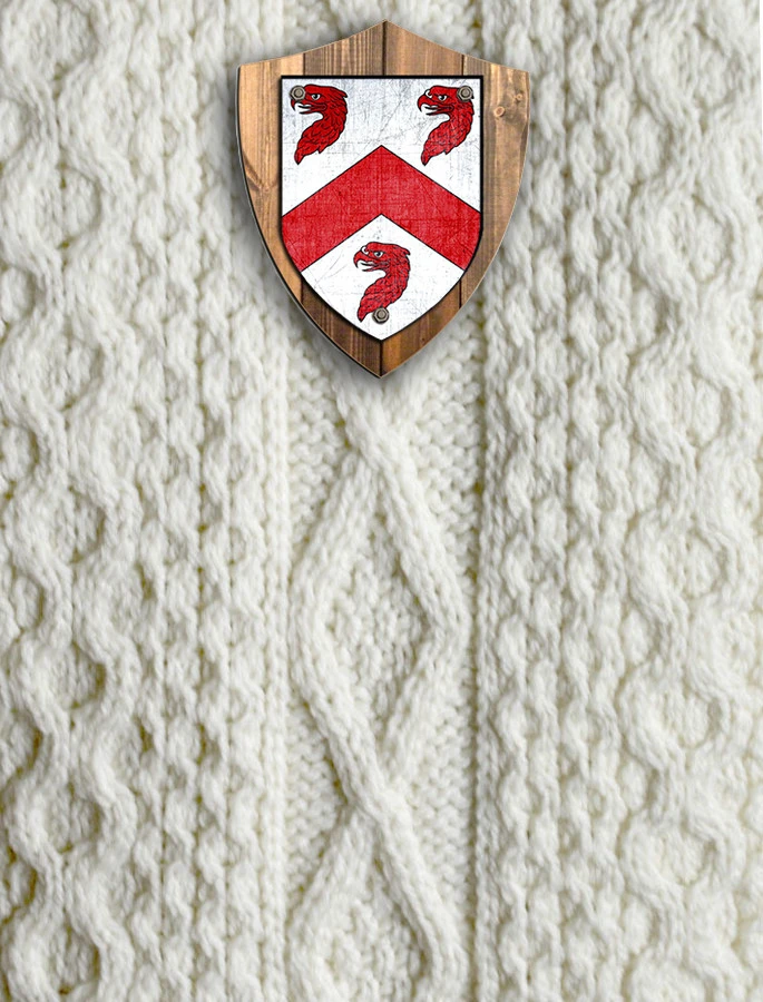 Casey Clan Aran Throw